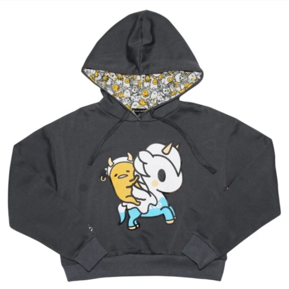 Tokidoki x Gudetama Cropped Hoodie Size SMALL - Picture 7 of 12